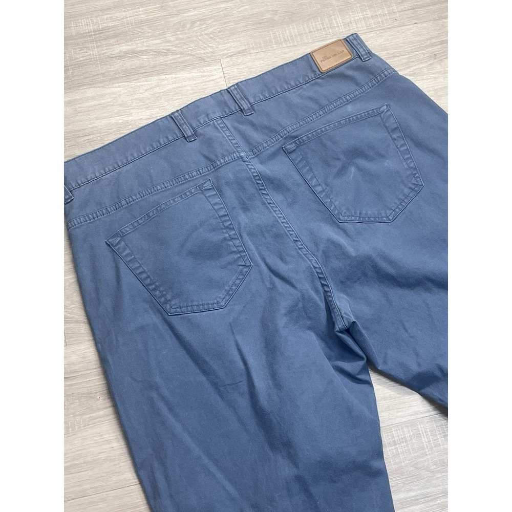 Peter Millar Men's 38x31 (Fits 36x31) Pima Cotton Flat Front Chinos Casual Pants - Picture 8 of 10